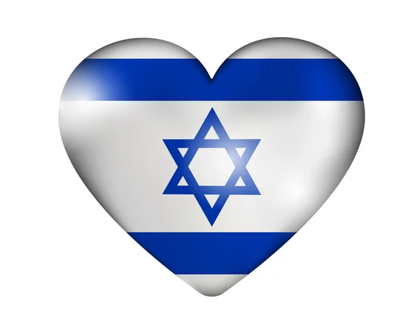 Den nezávislosti Izraele vlajka — Stockový vektor