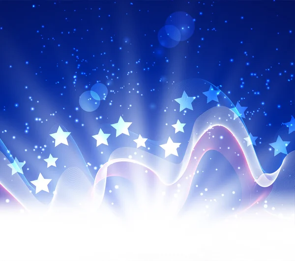 Amerikan bayrağının soyut resim