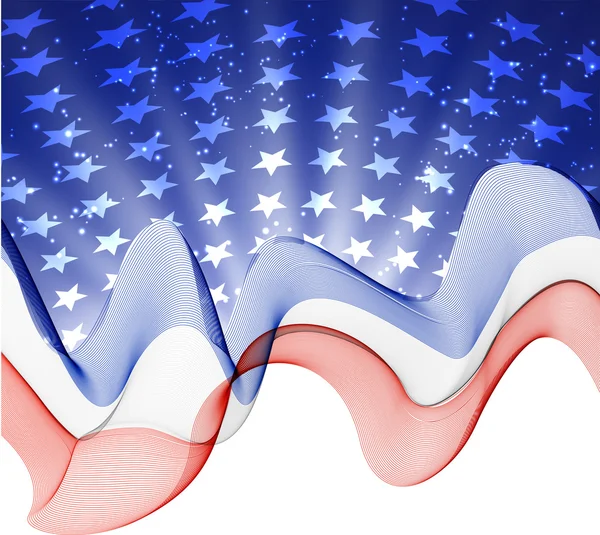 Amerikan bayrağının soyut resim