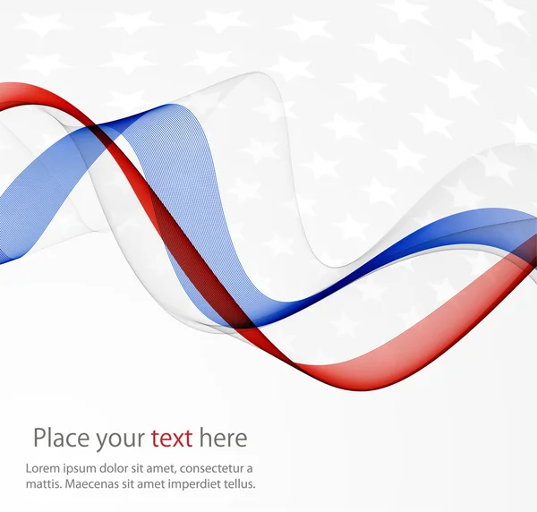 Amerikan bayrağının soyut resim