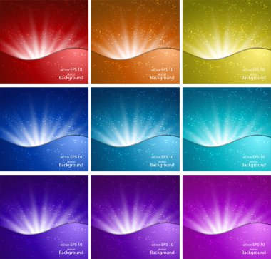 Soyut dalgalı arkaplan vektörü tasarımı 