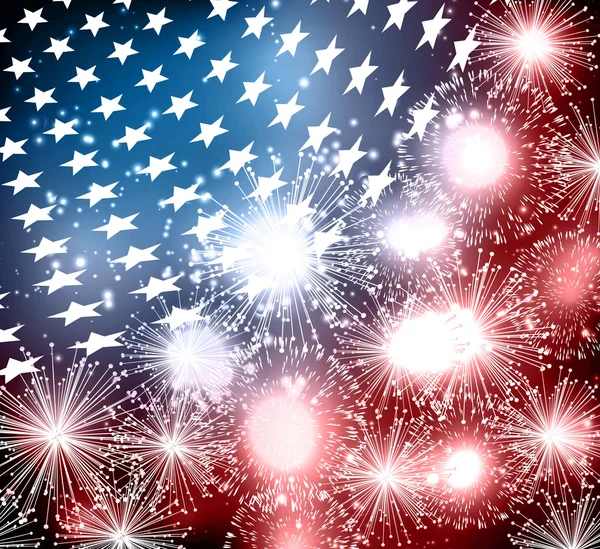 Amerikan bayrağı soyut gösteren resim