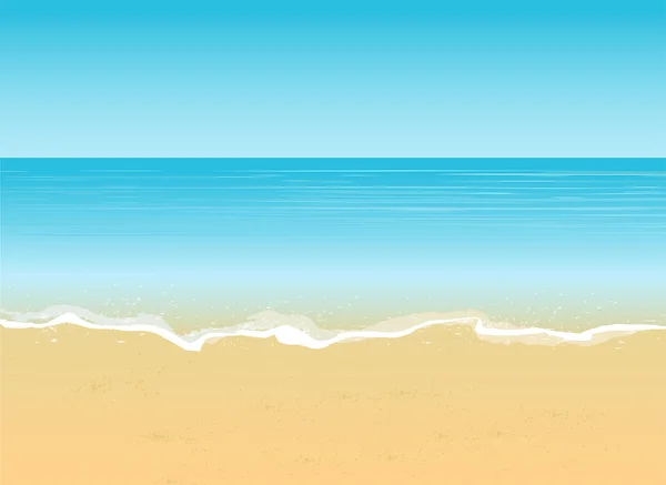 Zomer strand vakantie Concept achtergrond. — Stockvector