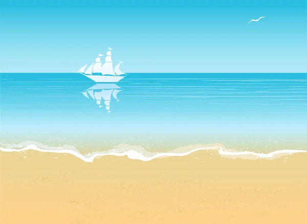 Yaz plaj tatil kavramı arka plan.