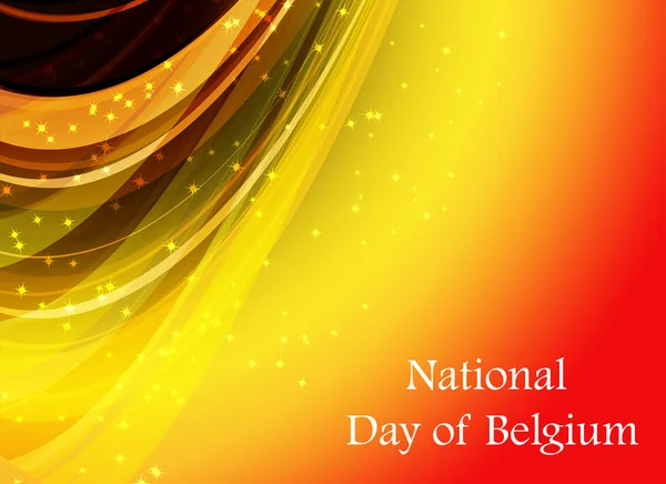 Imagen abstracta de la bandera belga — Vector de stock
