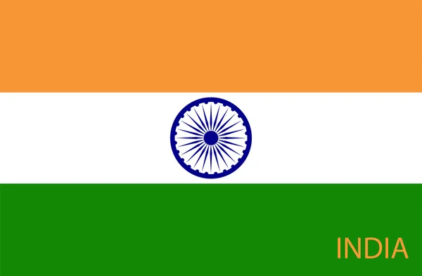 Abstrakte Flagge Indiens — Stockvektor