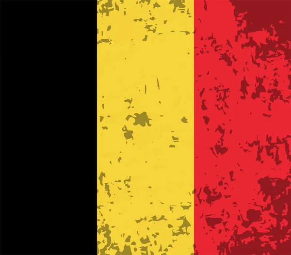 Abstracte beeld van de Belgische vlag — Stockvector