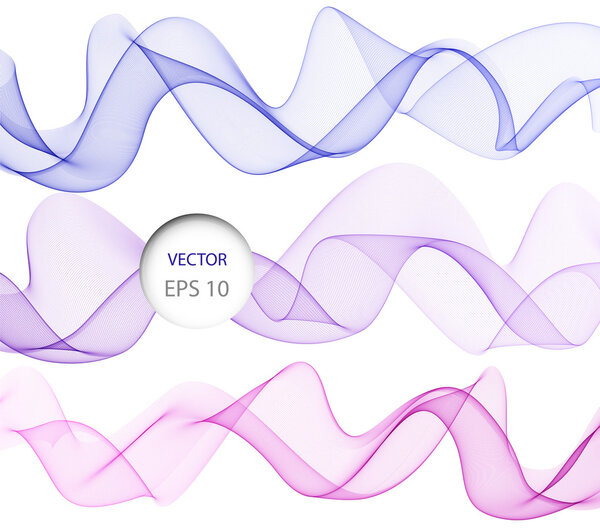 Волна абстрактные изображения, цветовой дизайн
