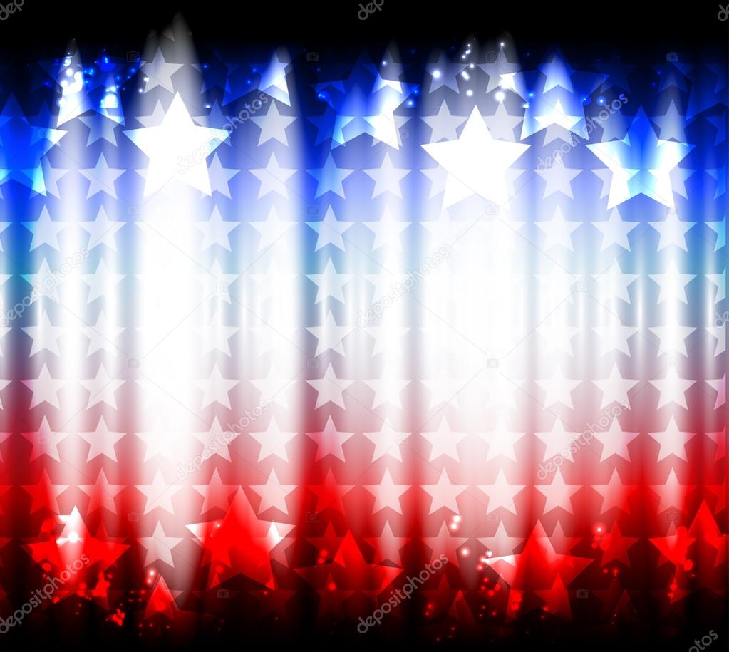 American flag, abstract background of the 