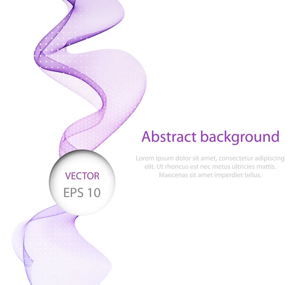 Vlna abstraktní obrazy, barevné provedení — Stockový vektor