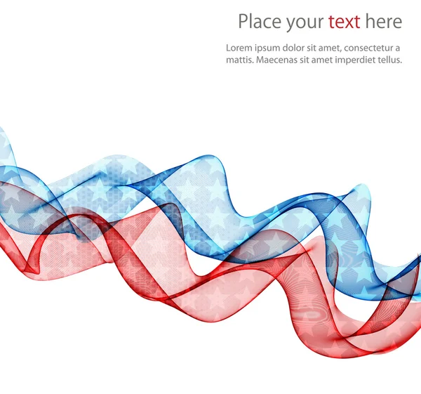 Amerikan bayrağı, bir arka plan 