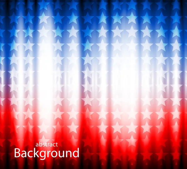 American flag, abstract background of the — Stock Vector