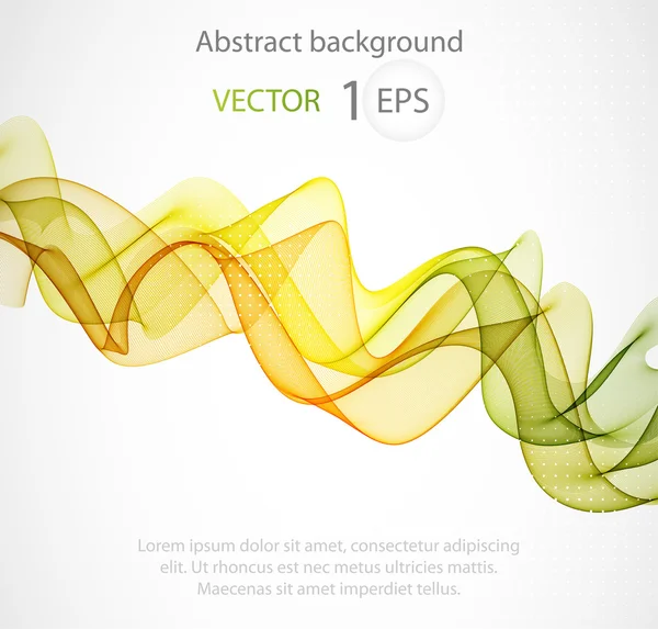 Onda imagens abstratas, design de cores — Vetor de Stock