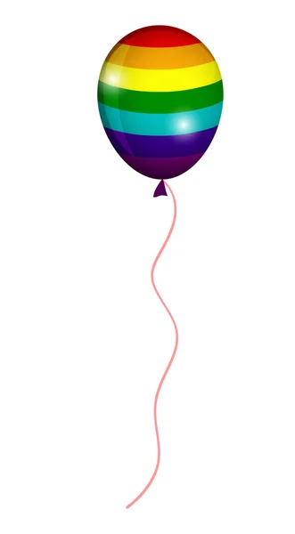 Αφηρημένη εικόνα σημαία της Κοινότητας ΛΟΑΤ, ουράνιο τόξο χρώματα — Διανυσματικό Αρχείο
