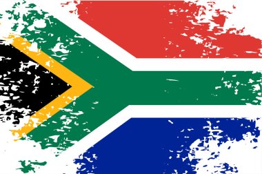 Abstract image of the South African flag