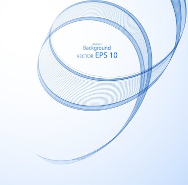 Dalga ve illüstrasyonla soyut renkli arkaplan