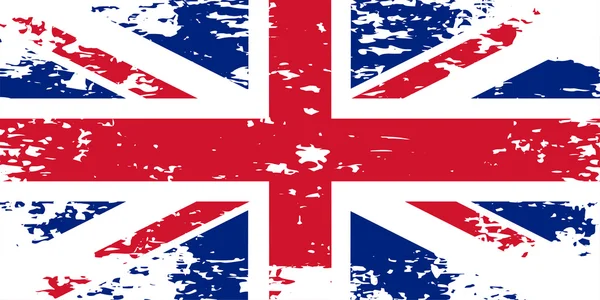Imagem abstrata da bandeira Grã-Bretanha, Inglaterra — Vetor de Stock
