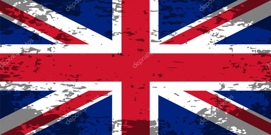 Abstract image of the flag  Great Britain, England