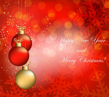 Mutlu Noeller manzara. Vektör mutlu yeni yıl