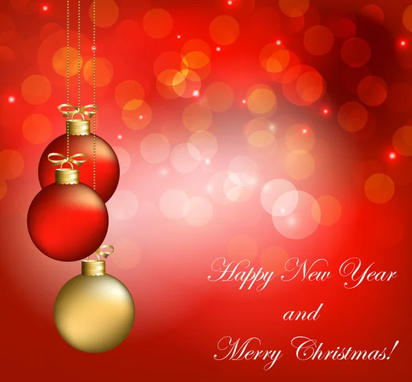 Mutlu Noeller manzara. Vektör mutlu yeni yıl