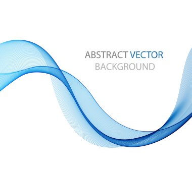 Beyaz soyut renkli dalga