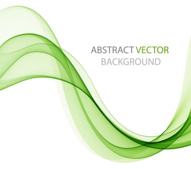 Beyaz soyut renkli dalga