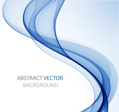 Beyaz soyut renkli dalga