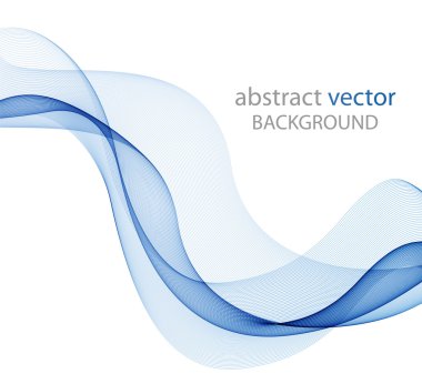 Beyaz soyut renkli dalga