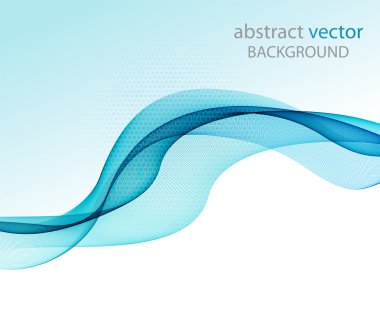 Beyaz soyut renkli dalga