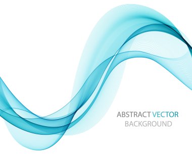 Beyaz soyut renkli dalga