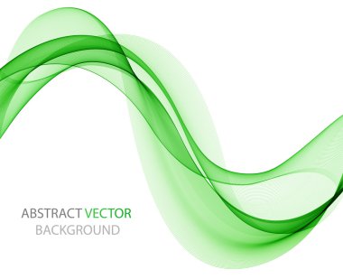 Beyaz soyut renkli dalga