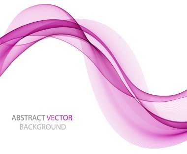 Beyaz soyut renkli dalga