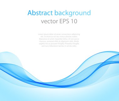 Beyaz soyut renkli dalga