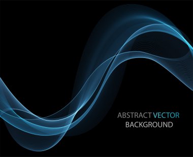 Dalga soyut resim, renk tasarımı soyut dalga siyah renkli.