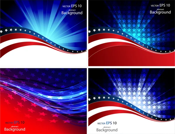 Amerikan bayrağı soyut gösteren resim