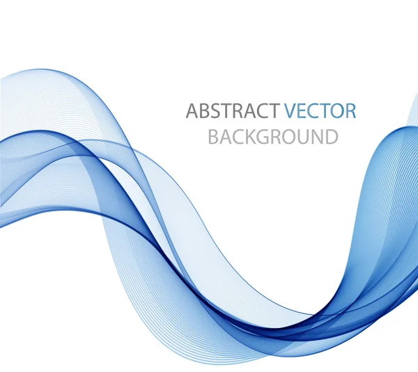 Abstraktní barevné vlny na bílém pozadí — Stockový vektor