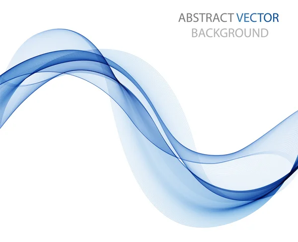 Abstrakt färgade våg på vit — Stock vektor