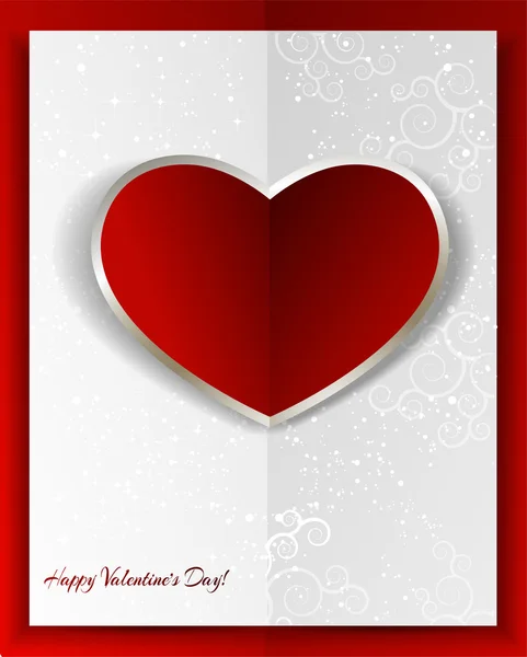 Saint Valentin vintage fond de lettrage — Image vectorielle