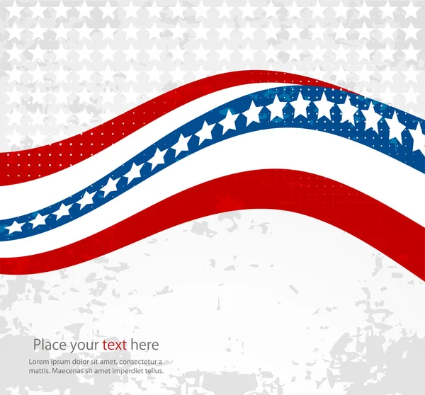 USA csillagos zászló design vektorgrafikus elemek — Stock Vector