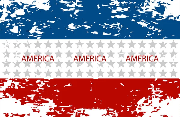 米国の 3 つ星旗デザイン要素ベクトル — ストックベクタ