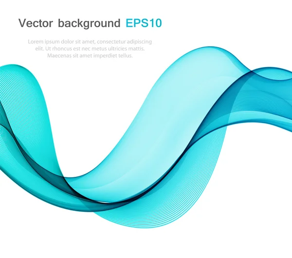 Fond coloré abstrait avec vague, vecteur — Image vectorielle
