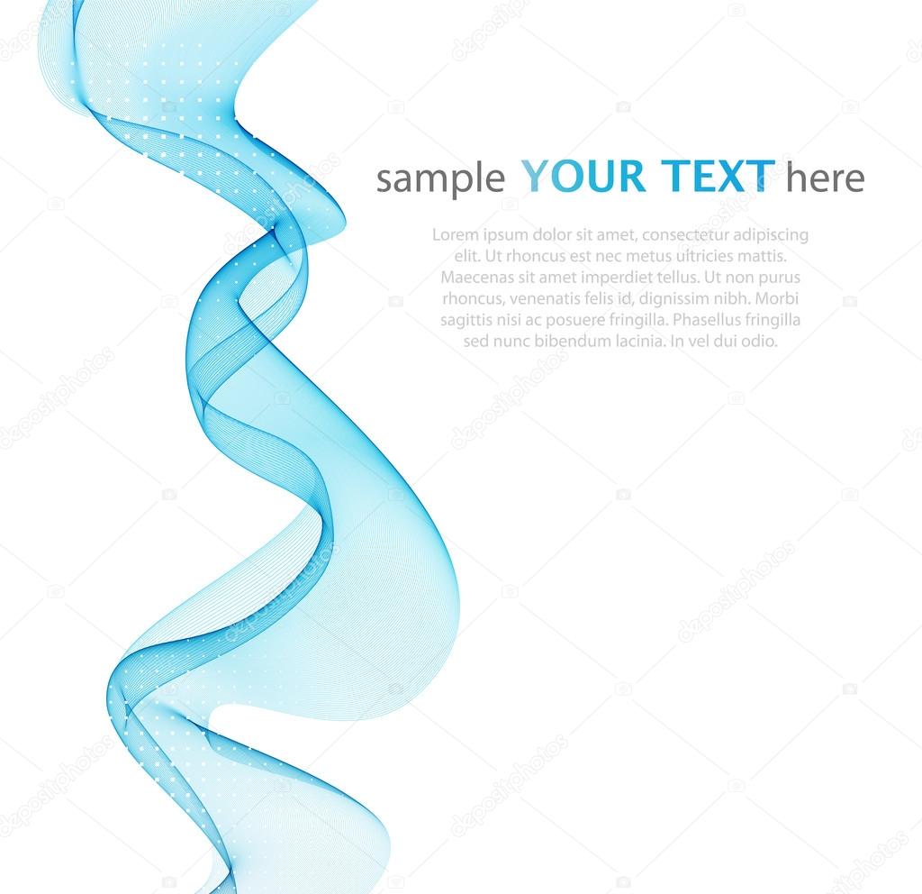 Abstract colorful background with wave, vector