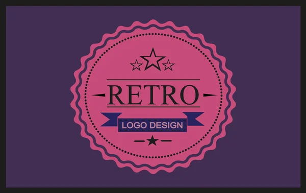 Retro-Logo — Stockfoto