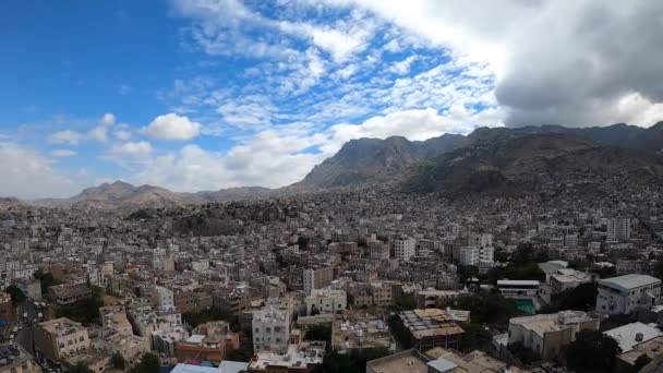 Taiz Yemen Nov 2020 Time Lapse Beauty Nature Yemeni City — Stok video