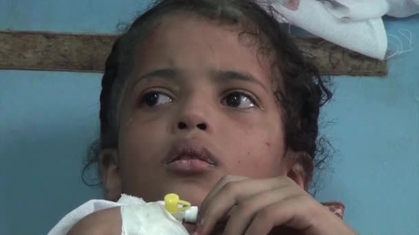 Taiz Jemen Mar 2015 Sårad Och Skadad Till Följd Den — Stockvideo
