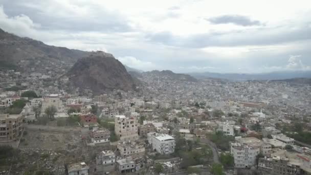 Taiz Jemen Května 2021 Jemenské Město Taiz Které Již Šestým — Stock video