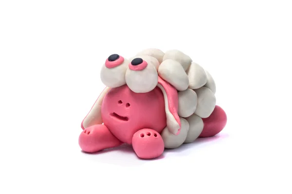 Plasticine sheep. — Stock Photo, Image