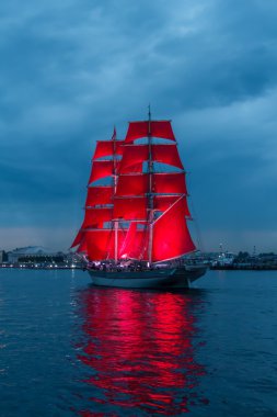 Scarlet yelken kutlama, St Petersburg.