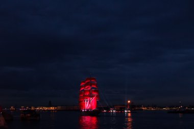Scarlet yelken kutlama, St Petersburg.