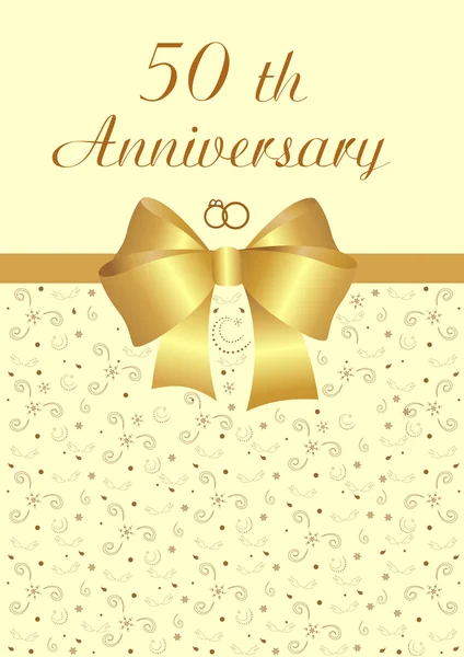 Orijinal altın düğün davetiyesi illüstrasyon